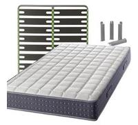 SILHOUETTE - Pack Matelas + AltoSenso 140x190 + Pieds -