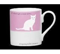 Silhouette Pink Rideaux en porcelaine Motif chat Rose - Stoke on Trent, Angleterre