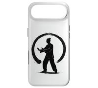 Silhouette Qi Gong dans Un Cercle Zen - Enso Ink Art Coque pour iPhone Air