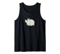 Silhouette Rhino Mignon Dessin animé Débardeur