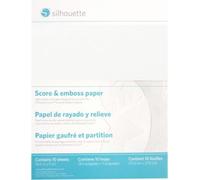 Silhouette Score & Emboss Paper - 21,6 cm x 27,9 cm - 1 kit