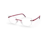Silhouette - The Wave Optical Frame - unisex - Accessoires - Rouge - Taille: 51 MM