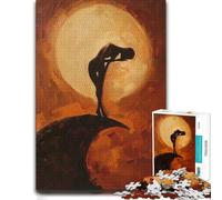 Silhouette Under Sun Puzzle Adulte en Bois, 300 pièces | Un loisir d'intérieur concentré - moins de temps devant les écrans sur plusieurs sessions.