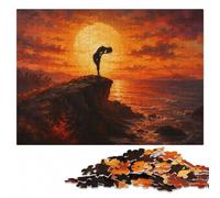 Silhouette Under Sun Puzzle en Bois 1000 pièces, Jeu De Réflexion | Une activité puzzle flexible - un montage clair zone par zone à son propre rythme.