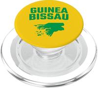 Silhouette Verte isolée d'une Carte de la Guinée Bissau PopSockets PopGrip pour MagSafe