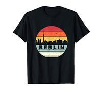 Silhouette vintage du Skyline de Berlin T-Shirt
