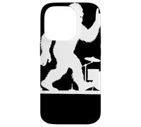 Silhouette Yeti Rock Band Avec Guitares Et Batterie Musique Coque pour iPhone 14 Pro