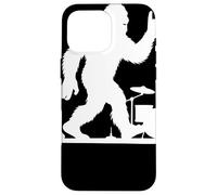 Silhouette Yeti Rock Band Avec Guitares Et Batterie Musique Coque pour iPhone 16 Pro Max