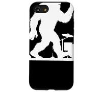 Silhouette Yeti Rock Band Avec Guitares Et Batterie Musique Coque pour iPhone SE (2020) / 7 / 8