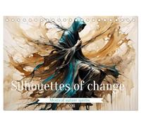 Silhouettes of change - Mystical nature spirits (Desk Calendar 2026 DIN A5 landscape), CALVENDO 12 Month DeskCalendar: A year of mystical silhouettes.