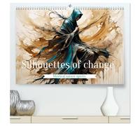 Silhouettes of change - Mystical nature spirits (High Quality Premium Wall Calendar 2026 DIN A2 landscape),CALVENDO 12 Month Wall Calendar: A year of mystical silhouettes.