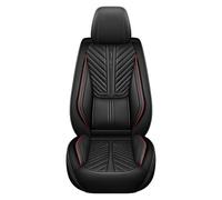 SILHUP Housses Siège Housse De Siège Voiture en Cuir PU Accessoires pour Nissan pour Qashqai pour Juke pour Armada pour Altima pour Cube pour Dualis pour Tiida(Black Pair Seat)