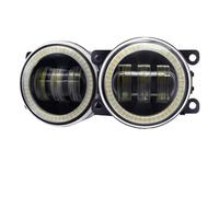 SILHUP Phares Antibrouillard 2 X Pour Peugeot 206 206 + T3E 2009-2012 LED Lentille DRL Antibrouillard Feux De Jour 30W 12V Voiture Ange Oeil Antibrouillard Assemblée Antibrouillard Auto(Harness Wire)