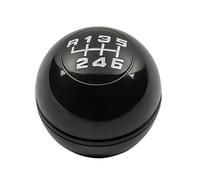SILHUP Pommeau Vitesse Pour Alfa Pour Romeo Pour Giulietta 2010 2011 2012-2018 Style De Voiture 5/6 Vitesses Pommeau De Levier De Vitesse Levier De Vitesse Bâton Gear Knob(6 Speed Black)
