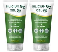 Silicium G7 Gel Corporel, Haute Concentration en Silicium, Soulage Articulations et Muscles, Absorption Rapide, Usage Quotidien, Texture Légère, Sans Parabènes, Format Topique. 150 ml (Lot de 2)