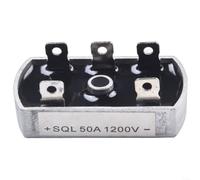 Silicon Diode pour bridge 50A 1000V Isolated Metal Case Silicon(A) | Silicon construction, metal base heat sink, 2.5°C/W thermal resistance, pour durable housing