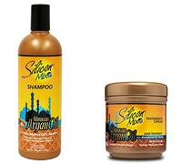Silicon Mix Moroccan Argan Oil Shampoo + Hair Treatment 16oz Set by Silicon Mix