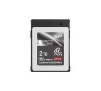 Silicon Power 2TB CreatePro CR40B CFexpress 4.0 Type B Carte mémoire haute vitesse PCIe Gen4x2 pour caméras vidéo et cinéma professionnelles 8K RAW (SU002TBCFEB41V10CP)