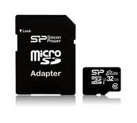 Carte mémoire microSD UHS-1 Class 10 - SILICON POWER - 32 Go - Jusqu'à 40 Mo/s - Garantie à vie