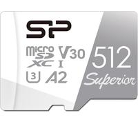 Silicon Power 512Go Superior Micro Sdxc Uhs-I (U3), V30 4K A2 With Adapter, Compatible With Steam Deck[SDC630392]