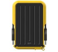 Disque dur Externe - Silicon Power - Armor A66 - 2To - Jaune - Résistant aux chocs et à l'eau