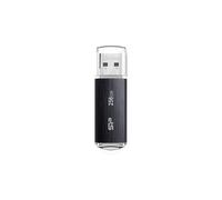 Silicon Power Blaze B02 - Clé USB 256Go USB Type-A 3.2 Gen 1 Noire - Boîtier plastique, dimensions 60.6x18x8.1mm, poids 8g - SP256GBUF3B02V1K