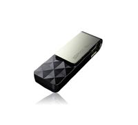Silicon Power Blaze B30 16Go USB 3.2 Gen 1 Type-A Noir, Design Pivotant, Compatible Windows/macOS/Linux, Dimensions 53.7x18x10.3mm, 14.8g