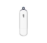 SILICON POWER Blaze B32 - Clé USB - 128 Go - USB 3.2 Gen 1 - blanc, navy blue trim
