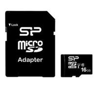 SILICON POWER - Carte mémoire flash (adaptateur microSDHC - SD inclus(e)) - 16 Go - Class 10 - micro SDHC G
