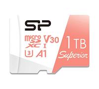 Silicon Power Carte mémoire Micro SD 1 to Compatible Nintendo Switch Compatible avec Carte mémoire SDXC microSDHC Haute Vitesse avec Adaptateur