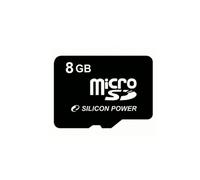 SILICON POWER Carte Micro SD 8 Go