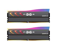 Silicon Power DDR5 64 Go (2 x 32 Go) Storm RGB 6000 MT/s (PC5-48000) 288-pin CL38 1,35 V UDIMM Module de mémoire RAM SP064GXLWU60BFDK Gris