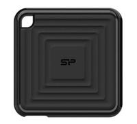 Silicon Power Disque SSD externe PC60 SP010TBPSDPC60CK 1 To USB-C 3.2 Gen 2 AES 256 bits Noir