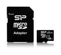 SILICON POWER Elite - Carte mémoire flash - 128 Go - UHS-I U1 / Class10 - microSDXC UHS-I