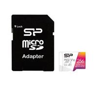 Elite - Carte mémoire flash (adaptateur microSDXC vers SD inclus(e)) - 256 Go - A1 / Video Class V10 / UHS-I U1 / Class10 - microSDXC UHS-I