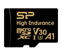 SILICON POWER Golden Series - High Endurance carte mémoire flash (adaptateur microSDXC vers SD inclus(e)) - 256 Go - A1 / Video Class V30 / UHS-I U3 / Class10 - microSDXC UHS-I U3 G