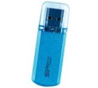 Silicon Power Helios 101 - Clé USB 32Go USB Type-A 2.0 Bleu Aluminium - 55.5x19x7.1mm, 10g, Windows/macOS, RoHS - SP032GBUF2101V1B