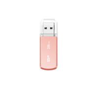 Silicon Power Helios 202 - Clé USB 256 Go USB Type-A 3.2 Gen 1, Boîtier Aluminium Rose, Dimensions 55.5x19x7.1mm, Compatible Windows/macOS/Linux