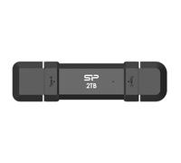 Silicon Power Marvel Xtreme DS72 - Clé USB - 250 Go - USB 3.1 Gen 2 / USB-C 3.2 Gen 2 - noir