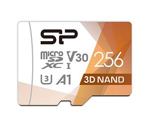 Silicon Power Memory Card Superior Pro Micro SDXC 256GB UHS-I U3 V30 +Adapter