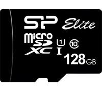 Silicon Power Elite mémoire Flash 128 Go MicroSDXC Classe 10 UHS-I - Mémoires Flash (128 Go, MicroSDXC, Classe 10, UHS-I, 85 Mo/s, Noir)
