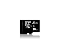 Silicon Power MicroSDHC 16GB UHS-I U1 Classe 10, Lecture 85Mo/s, Résistante aux chocs et à l'eau, avec adaptateur SD