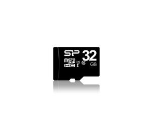 Silicon Power MicroSDHC 32Go UHS-I Classe 10 (U1) 40Mo/s - Résistant aux chocs et à l'eau - Ref SP032GBSTH010V10SP