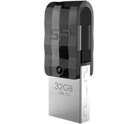 Silicon Power Clé USB Mobile C31 32 Go USB 3.1 Gen 1 Type-A/Type-C Noir