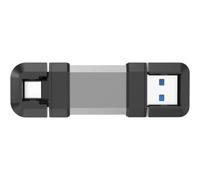 Silicon Power SP128GBUC3C51V1S lecteur USB flash 128 Go USB Type-A / USB Type-C 3.2 Gen 1 (3.1 Gen 1) Noir, Argent
