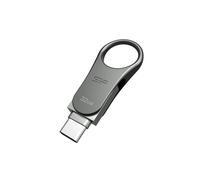 SILICON POWER Mobile C80 - Clé USB - 32 Go - USB 3.0 / USB type C - titane