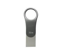 Silicon Power Mobile C80 lecteur USB flash 32 Go USB Type-A / USB Type-C 3.2 Gen 1 (3.1 Gen 1) Titane