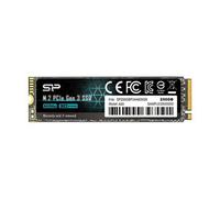 Silicon Power Disque SSD Interne P34A60 1 To NVMe PCIe Gen3x4 M.2 2200/1600 Mo/s