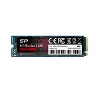 Disque SSD M.2 NVMe PCIe Gen 3x4 , 1To , Serie P34A80 , Vitesse de lecture 3400 Mo/s - SILICON POWER