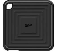 Silicon Power Disque SSD externe PC60 SP010TBPSDPC60CK 1 To USB-C 3.2 Gen 2 AES 256 bits Noir